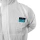 Non Woven Disposable Protective Suit Against Germs Liquid Proof Breathable