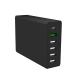 6 Ports USB C PD Chargers KC CE CB 60W Type C Charger QC 3.0 240V