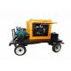 Rainproof Trailer Diesel Engine Water Pump With 24 KW Engine Water Cooling