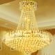 Large gold and crystal chandelier For hotel Project Lighting Fixtures (WH-NC-13)