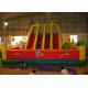 Red Outdoor Inflatable Amusement Park Playground With Slide For Commercial Rent