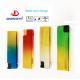 Plastic Windproof Refillable Electric Gas Lighter with Colorful Ironclad Rechargeable
