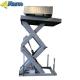 Hydraulic Operated Turntable on Hydraulic Scissor Lift Table for Painting Workshop
