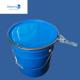 Metal Exterior Paint Can , Empty 5 Gallon Steel Pail With Lid