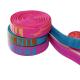 Rose Jacquard Elastic Ribbon 35mm Polyester Webbing Customized