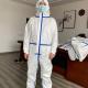 Full Body Disposable Protective Suit Breathable Hooded Conjoined Style