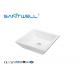 Rectangular Shape Sanitary Ware Basin Ceramic Wash Art Basin For Self Cleaning