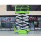 Electric working height 14m with 320kg capacity hydraulic scissor lift for maintenance