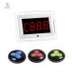 Hot sale waterproof customer wireless calling system display receiver and call button for restaurant