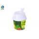 PE Coating Paper Ice Cream Containers Leakproof Seal Ice Cream Serving Cups
