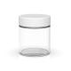 Cr Lids Smell Proof Jars Airtight 3oz White Glass Jars With Lids Flower Packaging
