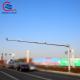 Q355B SS400 Traffic Signal Steel Lighting Pole ANSI Powdering