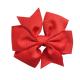 Butterfly Shape Small Ribbon Hair Bow Clip Various Color Customized Size