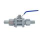 Q21F Stainless Steel 304 316 Three-Piece Ball Valve with Manual Driving Mode and Handle