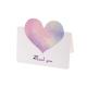 In Stock Ready To Ship Thank You Card Heart Shape Decoration Gift Card