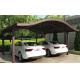 Customized Home Garage Car Parking Shed Aluminum Alloy S Style Carport with Polycarbonate Sheet Roof