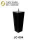 90mm high sofa support legs plastic black furniture sofa legs JC-004