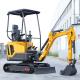 Reliable Mini Track Excavator 920mm Track Center Distance 10rpm Slewing Speed