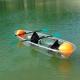 2 Seats Plastic Clear Bottom Kayak For Sightseeing / Entertainment 24 KG Weight