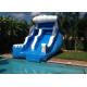 Cuatom Made Size Wave Commercial Inflatable Slide for Mrtal frame Swimming pool