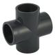 Pn16 Presssure CPVC Pipe Fitting Plastic Cross Tee for Water Distribution System