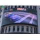 P6 Fixed Outdoor Full Color LED Display Advertising Curved 6000cd/m2 Brightness