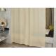 Ivory Shading Beautiful Shower Curtains Color Customized Mildewproof / Greaseproof