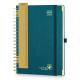 Hardback A4 Size Weekly Academic Planner 16 Months Pacific Green