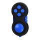 Plastic ABS Finger Fidget Toy Pad With Smooth Rubber Surface