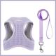 Reflective Strips Pet Harness Vest Waffle Fabric For Small And Cats