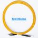 High Return Loss Fiber Optic Patch Leads ST - FC Single Mode Simplex