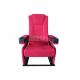 High Back Sliding Theater Recliner Chair , Theatre Seating Chairs Fireproof Fabric