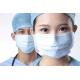 White Disposable Surgical Non Woven Fabric Mask To Prevent Flu With Longlife
