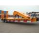 3-6 Axles Low Bed Semi Trailer For Container Shipment And Off Site Assemble