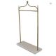 Shopping Mall Clothing Store Display Fixtures , Brass Retail Display Racks
