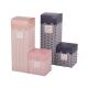 Rectangle Perfume Bottle Packaging Box Pink Blue Printing With Auto Lock Bottom