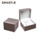 Generic Plastic Timepiece Organizer Box with Inside Material of PU With Texture for