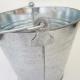 Heavy Metal Round Natural Galvanized Steel Buckets And Pails Hospitals Hotels