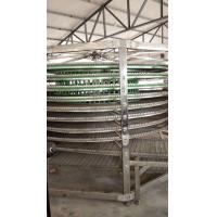                 Bakery Bread Cooling Tower Modular Belt Flexible Spiral Conveyor Machine             