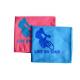 80x130cm screen print double faced fleece microfiber towels for cleaning cars