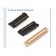 0.5mm Board to Board Connector, Polyester, Brass, Black/White, SMT.