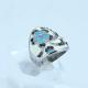 FAshion 316L Stainless Steel Ring With Enamel LRX196