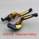 Motorcycle CNC folding lever, Motor OEM quality levers in golden color