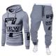 Fashionable Design Outdoor Sport Men Sportswear Tracksuit 2 Piece Set Hoodie Sets for Men