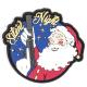 Christmas Silent Night Morale PVC Patch Armband Tactical Military Morale Badge Emblem