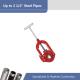 Hongli Cold Cutter Tool Steel Hinged Pipe Cutter 1-2 1/2 Capacity