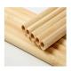 Natural Bamboo Raw Material Organic Fiber Straw With Cleaner 19cm