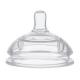 Transparent Soft Pacifier For Newborn , Round Pop Silicone Baby Pacifier