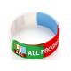 Africa Very Hot 205mm APC Color Filled Colorful Custom Silicone Rubber Wristbands