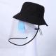 Black Virus Protection Cap Adult Multifunctional Protective Face Cap